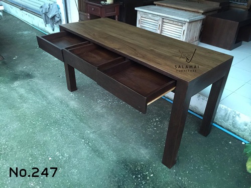 โต๊ะทำงานไม้สัก247